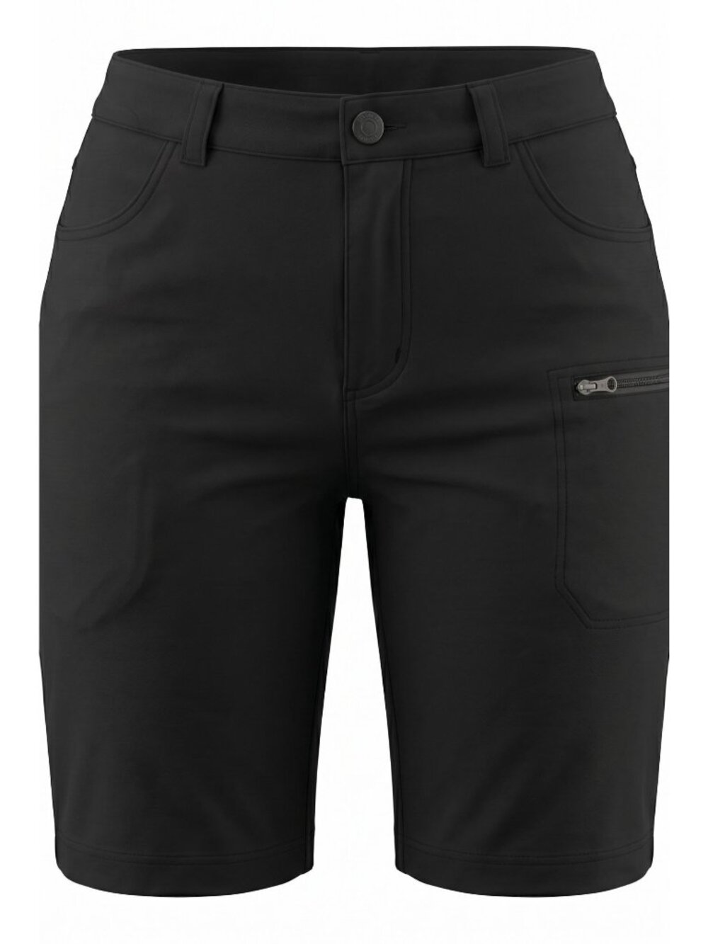 Eddie Bauer Rainier Womens Plus Size 24 Black Water Repellent Shorts 7" NEW